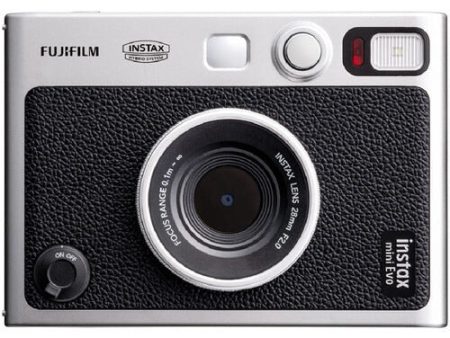 Fujifilm Instax Mini EVO Hybrid Instant Camera, Black Supply