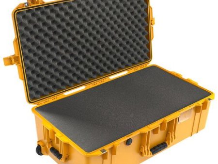 Pelican 1615AirWF Wheeled Hard Case with Foam Insert (Yellow) Online Hot Sale