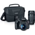 Canon EOS Rebel T7 DSLR Camera with 18-55mm and 75-300mm Lenses Discount