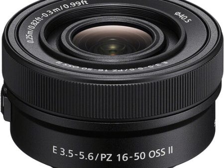 Sony SELP1650II E PZ 16-50mm f 3.5-5.6 OSS II Lens, Ø40.5 Cheap