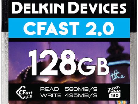 Delkin DCFSTV128 128GB Premium CFast 2.0 Memory Card Online Sale