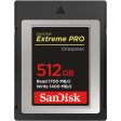 Sandisk SDCFE512GANCNN 512GB Extreme Pro CFexpress Type B Card Online