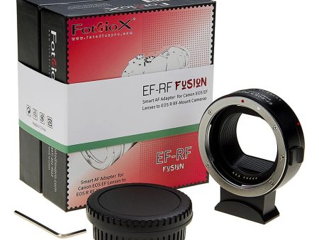 FotodioX EFCRFFSN Pro Fusion Smart Adapter F Canon EOS EF Lenses To RF-Mount Cameras For Discount