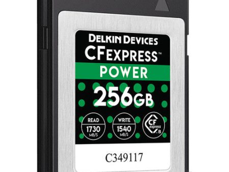 Delkin DCFX1256 256GB Power CFexpress Memory Card Type B Supply