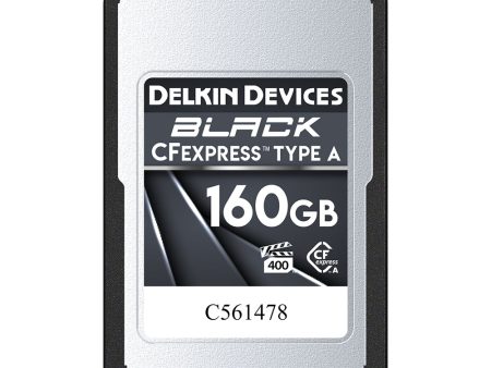 Delkin DCFXABLK160 CFexpress Type-A Black 160GB Memory Card Fashion