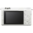 Sony ZVE10II W Mirrorless Camera, Body Only, White Hot on Sale