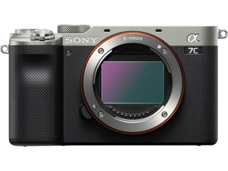 Sony A7C Full-Frame Compact Mirrorless Camera, Body Only, Silver Cheap