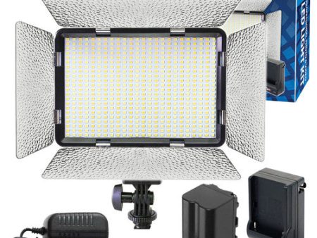 Vidpro LED530 On-Camera 528 LED Varicolor Photo & Video Light Kit Online Hot Sale