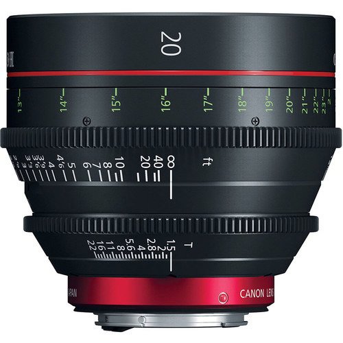 Canon CN-E 20mm T1.5 L F Cinema Prime Lens (EF Mount) Supply