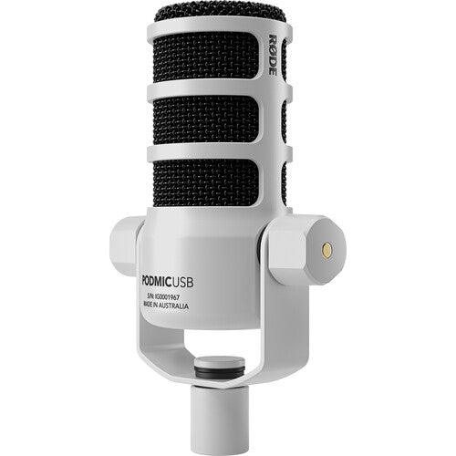 Rode PodMic USB and XLR Dynamic Broadcast Microphone White Online Sale