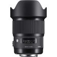 Sigma 20mm F 1.4 DG HSM Art F Nikon, No Filter Online Sale