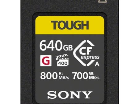 Sony CEAG640T 640GB CFExpress Type A Tough Memory Card For Discount