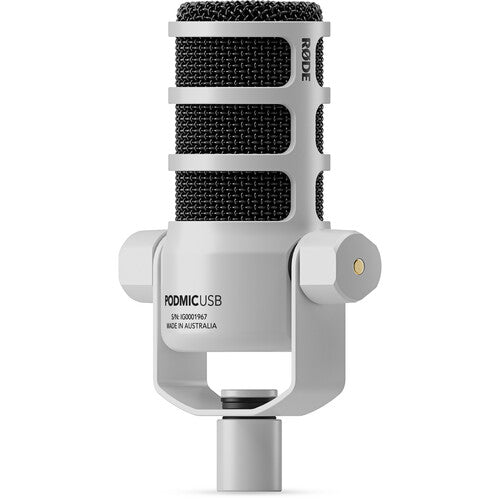 Rode PodMic USB and XLR Dynamic Broadcast Microphone White Online Sale