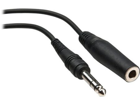 Hosa HPE325 Stereo 1 4   Female Phone To 1 4   Male Phone TRS Headphone Extension Cable, 25  Online