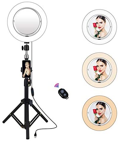 Vidpro RLM Round Mirror W Tripod Mount F Ring Lights Supply