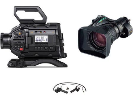 Blackmagic URSA Broadcast G2 Camera w Fujinon 8.5-170mm Digital Servo Lens & Zoom Focus Control on Sale