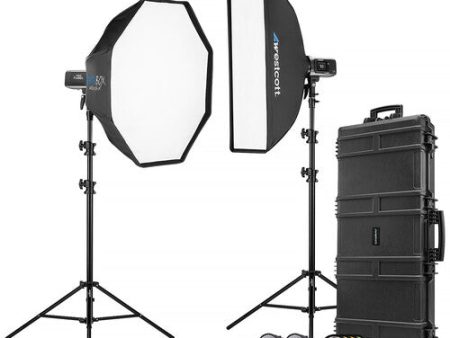 Westcott FJ400 II Strobe 2-Light Location Hard Case Kit with FJ-X3 M Universal Wireless Trigger For Cheap