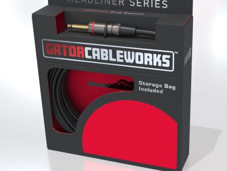 Gator Frameworks 15  TS To Twist Lock Connector Speaker Cable on Sale