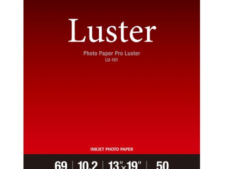 Canon Photo Paper Pro Luster (13 x 19 , 50 Sheets) Hot on Sale