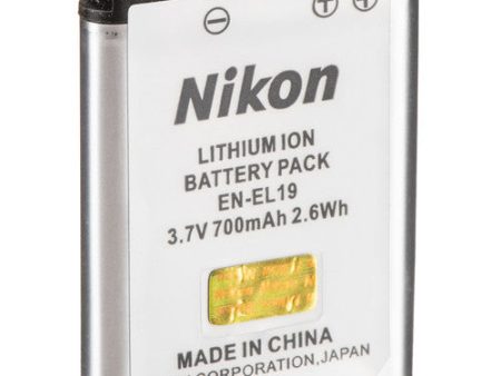 Nikon ENEL19 Rechargeable Li-Ion Battery (W150, A300, W100, S6900, S33, S3700) Online