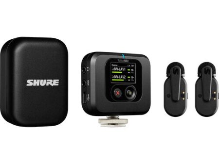 Shure MoveMic Two Receiver Kit 2-Person Clip-On Wireless Microphone System f Mobile Devices & Cameras Cheap