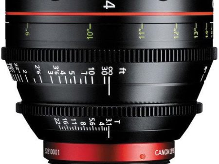 Canon CN-E 14mm T3.1 L F Cinema Prime Lens (EF Mount) For Cheap