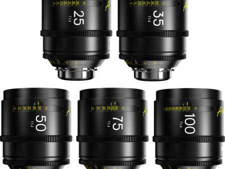 DZOFilm Arles FF VV Prime Cine 5-Lens Set (ARRI PL) on Sale