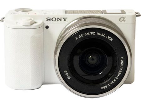 Sony ZVE10L W Mirrorless Camera W 16-50mm Lens, White Sale