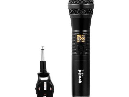 Gemini GMU-M100 Handheld UHF Wireless Microphone System with Plug-In Receiver (512 to 541.7 MHz) For Cheap