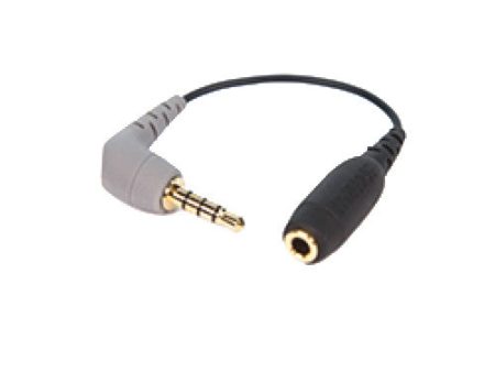 Rode SC4 3.5mm TRS Female To 3.5mm Right-Angle TRRS Male Adapter Cable F Smartphones on Sale