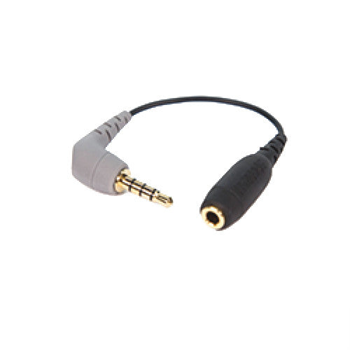 Rode SC4 3.5mm TRS Female To 3.5mm Right-Angle TRRS Male Adapter Cable F Smartphones on Sale