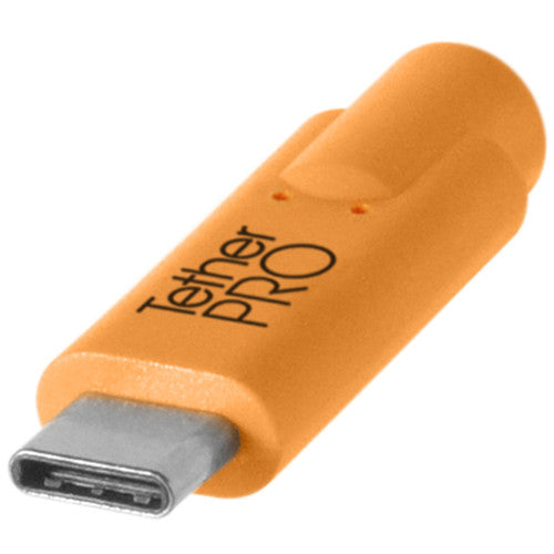 Tether Tools CUC15-ORG Tetherpro USB Type-C To Type-C Extension Cable (15  Orange) Cheap