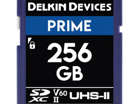 Delkin DDSDB1900256 256GB Prime UHS-II SDXC Memory Card Supply