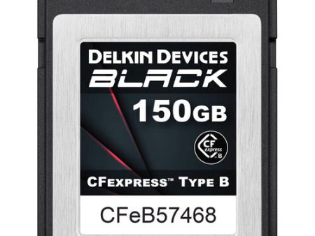 Delkin DCFXBBLK150 150GB BLACK CFexpress Type B Memory Card Online Sale