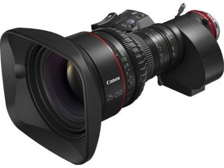 Canon CINE-SERVO 25-250mm T2.95 Cinema Zoom Lens (EF Mount) on Sale