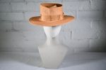 Cafe asymmetrical crown straw fedora SAMPLE SALE Fashion